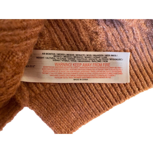 Baby Girl Primark Knit Vest 6-9 Months Dusty Rose - Picture 4 of 5